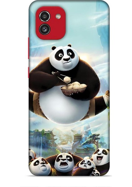 Samsung Galaxy A03 Kılıf Animasyon 19 Kungfu Fanda Tam Koruma Kılıf