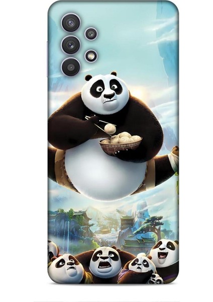 Samsung Galaxy A32 4g Kılıf Animasyon 19 Kungfu Fanda Tam Koruma Kılıf