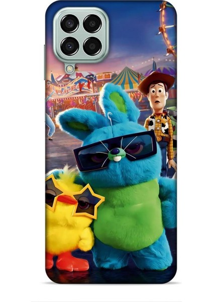 Samsung Galaxy M33 Kılıf Animasyon 9 Oyuncak Hikayesi Sarı Uv Kılıf