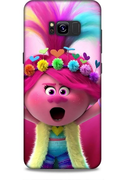 Samsung Galaxy S8 Plus Kılıf Animasyon 11 Troller Pembe 4K Baskılı Kılıf