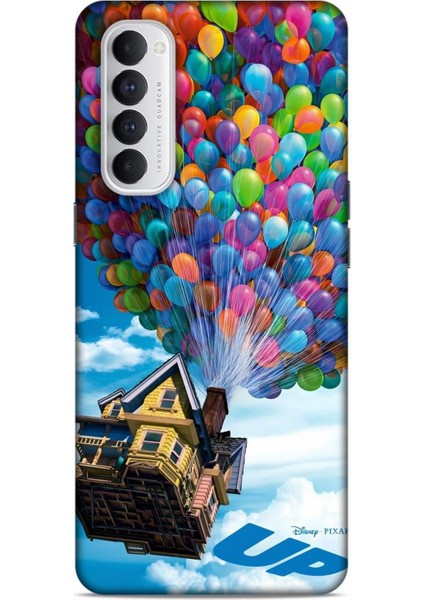 Oppo Reno 4 Pro Kılıf Animasyon 13 Yukarı Bak Up Case Kapak