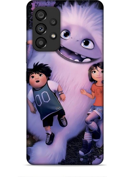 Samsung Galaxy A53 5g Kılıf Animasyon 1 Yeti Efsanesi Beyaz Telefon Kılıfı