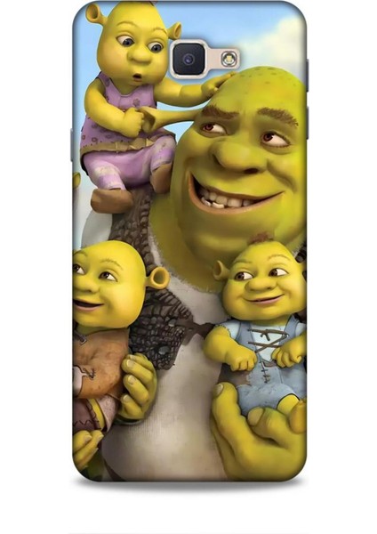Samsung Galaxy J5 Prime Kılıf Animasyon 16 Shrek Yeşil Kılıf