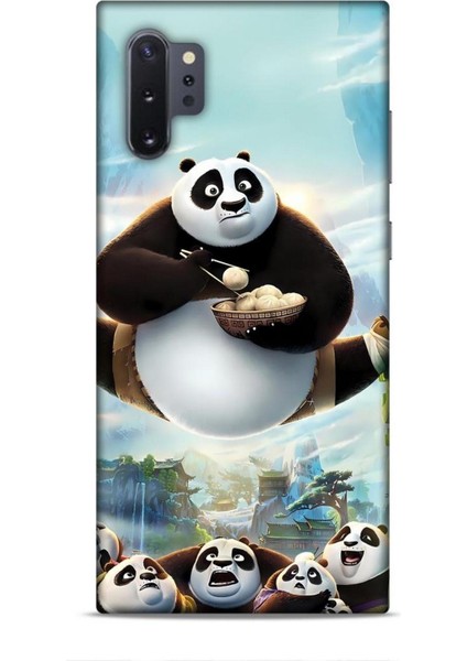 Samsung Galaxy Note 10 Plus Kılıf Animasyon 19 Kungfu Fanda Tam Koruma Kılıf