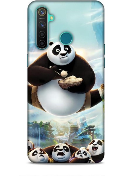 Realme 5 Pro Kılıf Animasyon 19 Kungfu Fanda Tam Koruma Kılıf