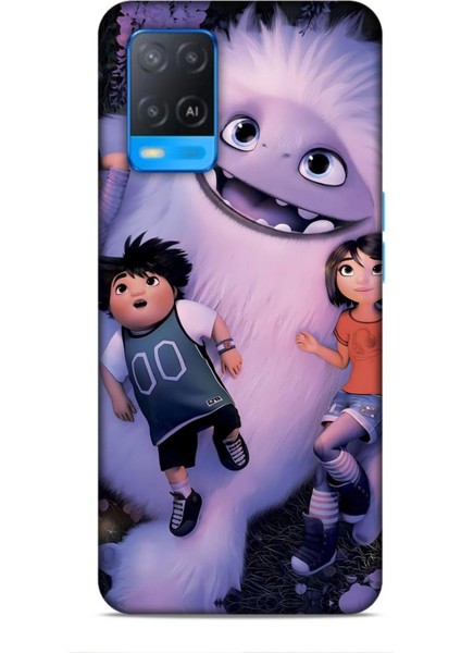 Oppo A54 Kılıf Animasyon 1 Yeti Efsanesi Beyaz Telefon Kılıfı
