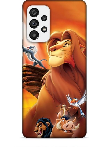 Samsung Galaxy A73 5g Kılıf Animasyon 23 Aslan Kral Telefon Kabı