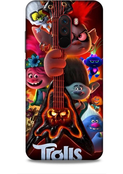 Xiaomi Pocophone F1 Kılıf Animasyon 4 Troller Dünya Turu Silikon Kılıf