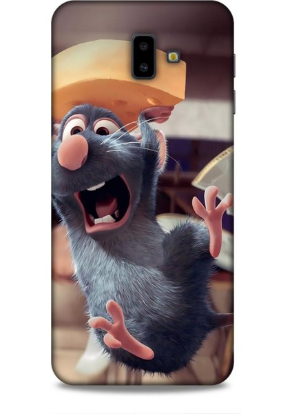 Samsung Galaxy J6 Plus Kılıf Animasyon 14 Ratatuy Gri Cover Kılıf