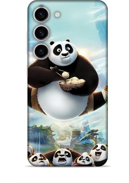 Samsung Galaxy S23 Kılıf Animasyon 19 Kungfu Fanda Tam Koruma Kılıf