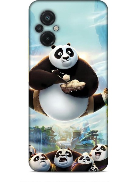 Xiaomi Poco M5 Kılıf Animasyon 19 Kungfu Fanda Tam Koruma Kılıf