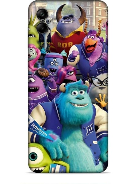 Samsung Galaxy A04 Kılıf Animasyon 20 Sevimli Canavarlar Renkli Kılıf