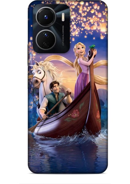 Vivo Y16 Kılıf Animasyon 25 Rapunzel Soyulmayan Kılıf
