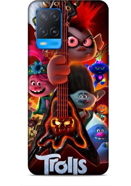 Oppo A54 Kılıf Animasyon 4 Troller Dünya Turu Silikon Kılıf