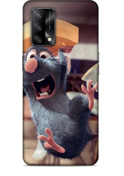 Oppo A74 Kılıf Animasyon 14 Ratatuy Gri Cover Kılıf