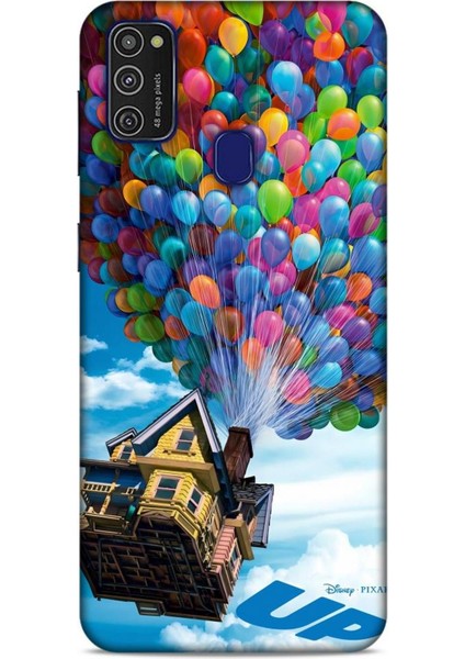 Samsung Galaxy M21 Kılıf Animasyon 13 Yukarı Bak Up Case Kapak