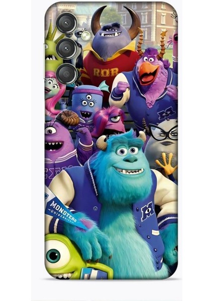 Samsung Galaxy A24 Kılıf Animasyon 20 Sevimli Canavarlar Renkli Kılıf