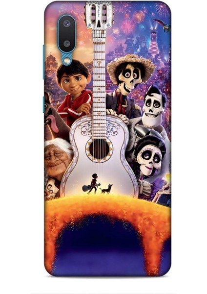 Samsung Galaxy A02 Kılıf Animasyon 27 Coco Lazer Kesim Silikon