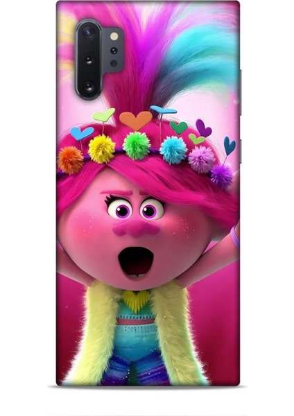 Samsung Galaxy Note 10 Plus Kılıf Animasyon 11 Troller Pembe 4K Baskılı Kılıf