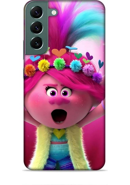 Samsung Galaxy S22 Plus Kılıf Animasyon 11 Troller Pembe 4K Baskılı Kılıf