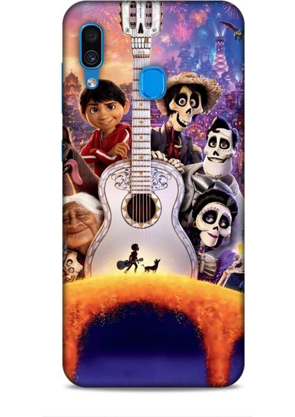 Samsung Galaxy A30 Kılıf Animasyon 27 Coco Lazer Kesim Silikon