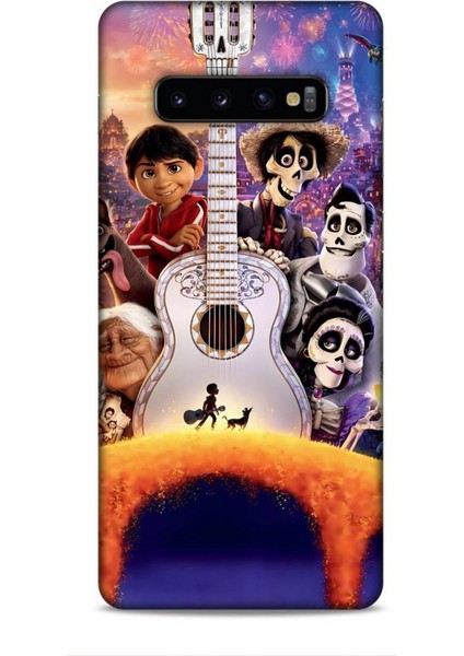 Samsung Galaxy S10 Plus Kılıf Animasyon 27 Coco Lazer Kesim Silikon