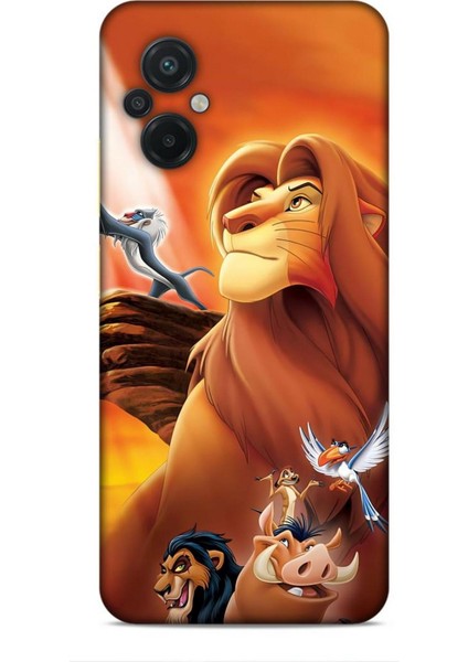 Xiaomi Poco M5 Kılıf Animasyon 23 Aslan Kral Telefon Kabı