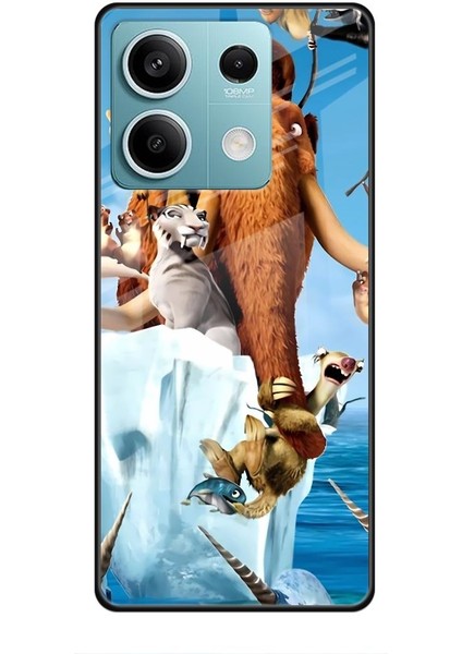 Xiaomi Redmi Note 13 Pro 4g Kılıf Animasyon 15 Buz Devri Kahverengi Kalın Silikon