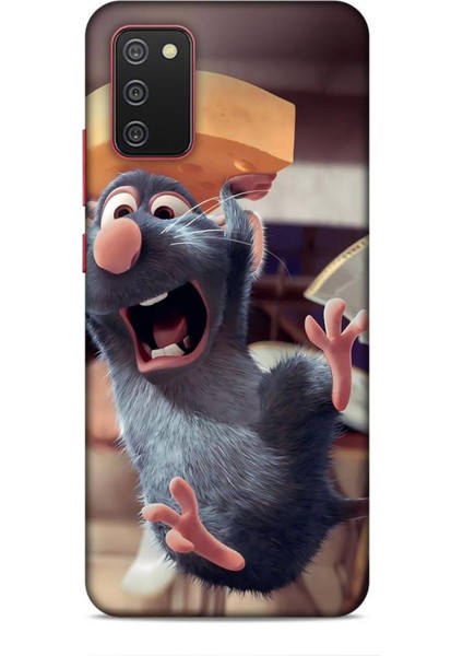 Samsung Galaxy A02S Kılıf Animasyon 14 Ratatuy Gri Cover Kılıf