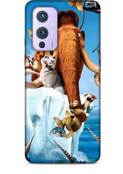 Oneplus 9 Kılıf Animasyon 15 Buz Devri Kahverengi Kalın Silikon