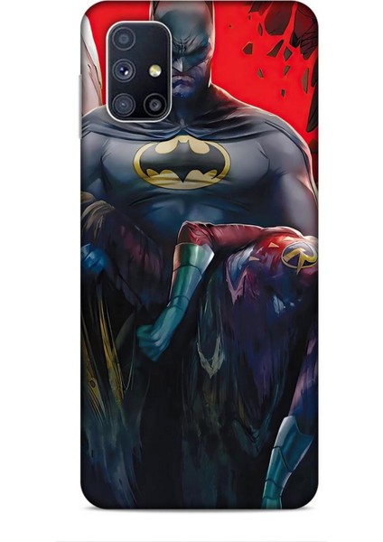 Samsung Galaxy M51 Kılıf Animasyon 8 Batman Siyah Baskılı Kılıf