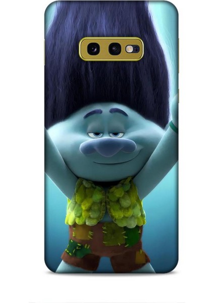 Samsung Galaxy S10E Kılıf Animasyon 10 Trolls Branch Turkuaz Full Hd Kılıf