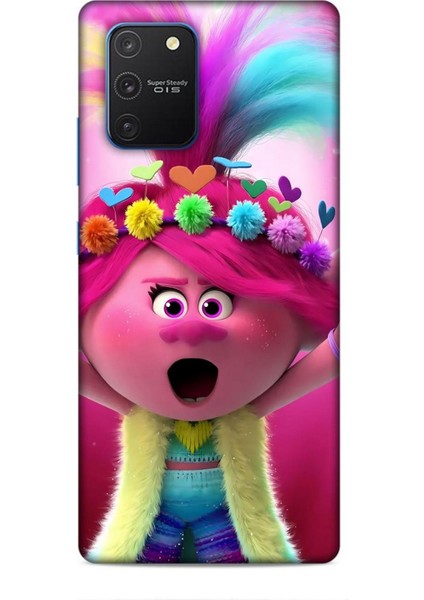 Samsung Galaxy S10 Lite Kılıf Animasyon 11 Troller Pembe 4K Baskılı Kılıf