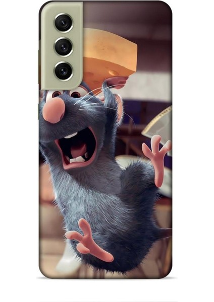 Samsung Galaxy S21 Fe Kılıf Animasyon 14 Ratatuy Gri Cover Kılıf