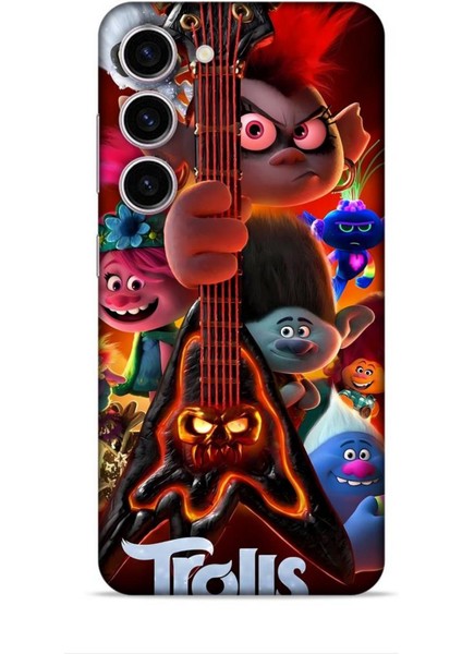 Samsung Galaxy S23 Kılıf Animasyon 4 Troller Dünya Turu Silikon Kılıf