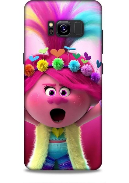 Samsung Galaxy S8 Kılıf Animasyon 11 Troller Pembe 4K Baskılı Kılıf