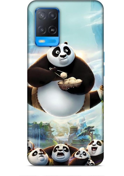 Oppo A54 Kılıf Animasyon 19 Kungfu Fanda Tam Koruma Kılıf