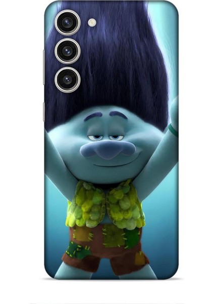 Samsung Galaxy S23 Plus Kılıf Animasyon 10 Trolls Branch Turkuaz Full Hd Kılıf