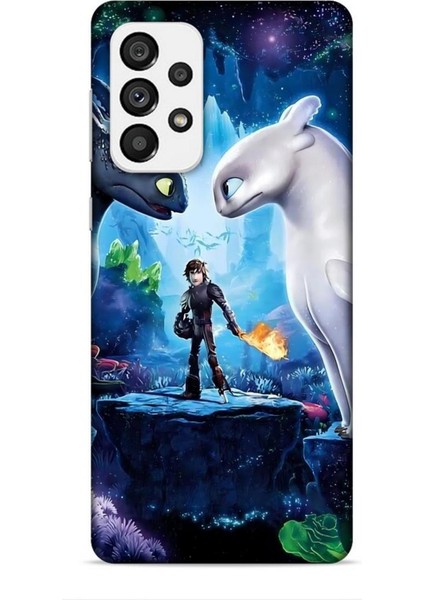 Samsung Galaxy A73 5g Kılıf Animasyon 18 Ejderhanı Nasıl Eğitirsin Parlak Kılıf