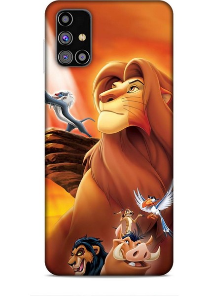 Samsung Galaxy M31S Kılıf Animasyon 23 Aslan Kral Telefon Kabı