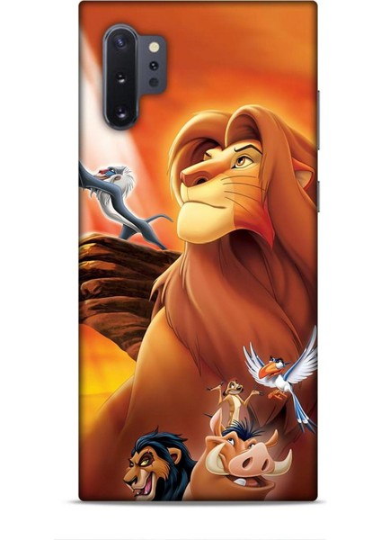 Samsung Galaxy Note 10 Plus Kılıf Animasyon 23 Aslan Kral Telefon Kabı