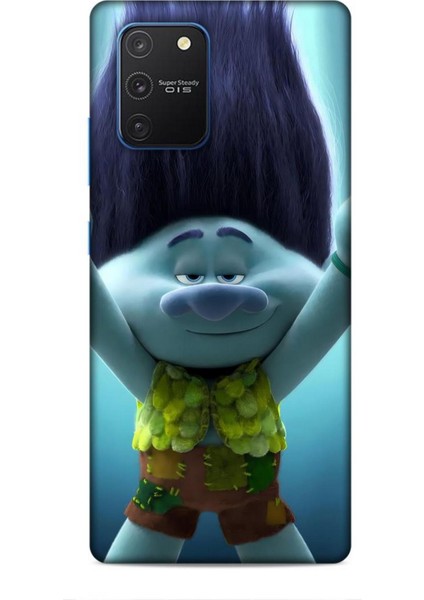 Samsung Galaxy S10 Lite Kılıf Animasyon 10 Trolls Branch Turkuaz Full Hd Kılıf