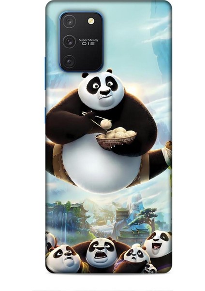 Samsung Galaxy S10 Lite Kılıf Animasyon 19 Kungfu Fanda Tam Koruma Kılıf