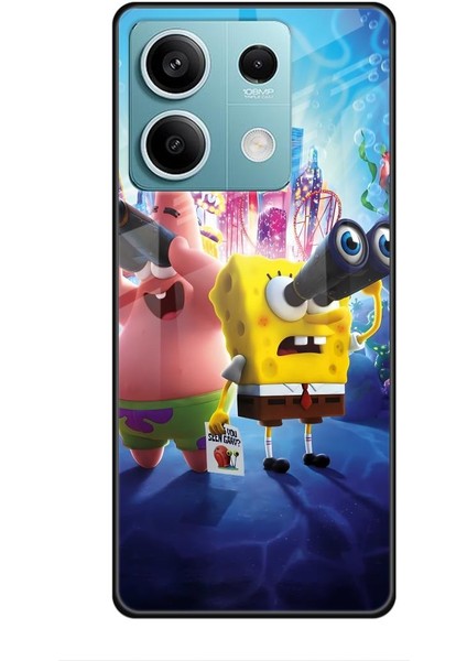 Xiaomi Redmi Note 13 Pro 4g Kılıf Animasyon 2 Sünger Bob Mavi Kapak