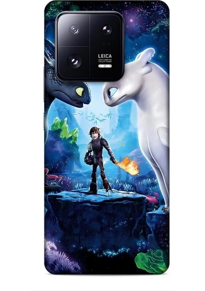 Xiaomi Mi 13T Kılıf Animasyon 18 Ejderhanı Nasıl Eğitirsin Parlak Kılıf