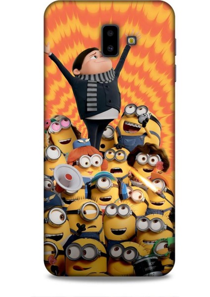 Samsung Galaxy J6 Plus Kılıf Animasyon 24 Minyonlar Darbe Emici Kılıf