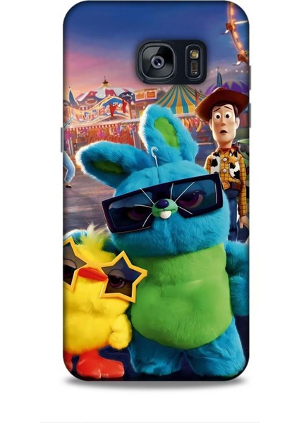 Samsung Galaxy S7 Edge Kılıf Animasyon 9 Oyuncak Hikayesi Sarı Uv Kılıf
