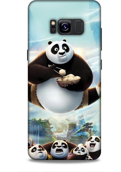 Samsung Galaxy S8 Kılıf Animasyon 19 Kungfu Fanda Tam Koruma Kılıf