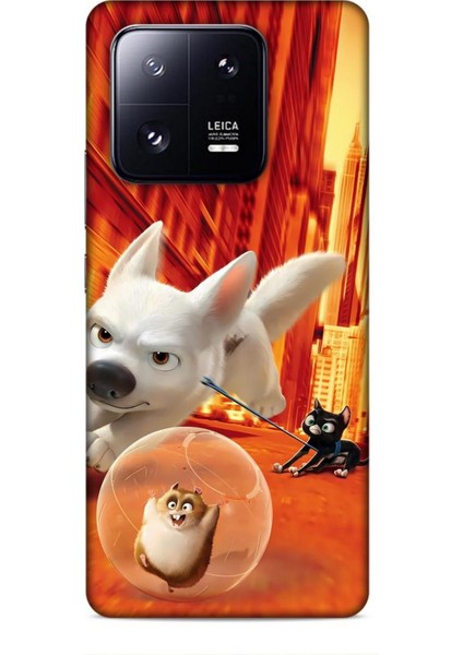 Xiaomi Mi 13T Pro Kılıf Animasyon 28 Bolt Turuncu Iz Bırakmayan Kılıf