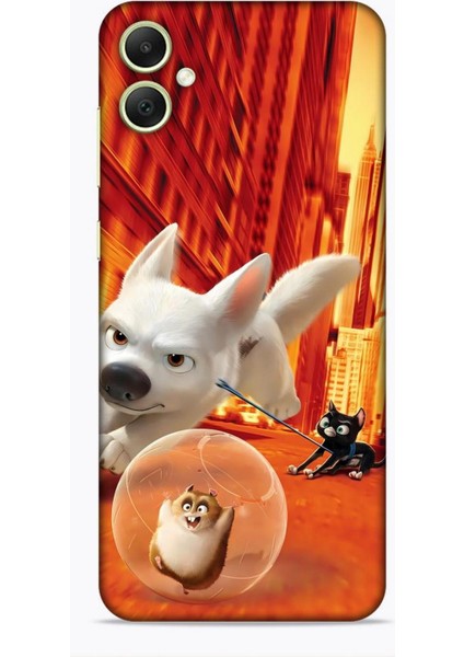 Samsung Galaxy A05 Kılıf Animasyon 28 Bolt Turuncu Iz Bırakmayan Kılıf